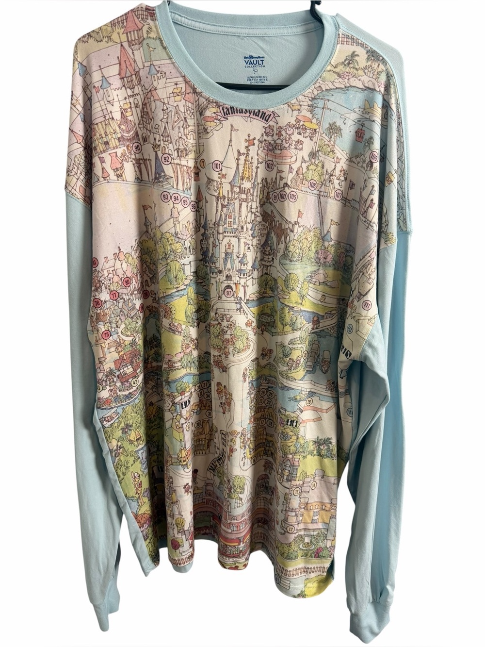Walt Disney World 50th Anniversary Vault Collection Park Map Shirt